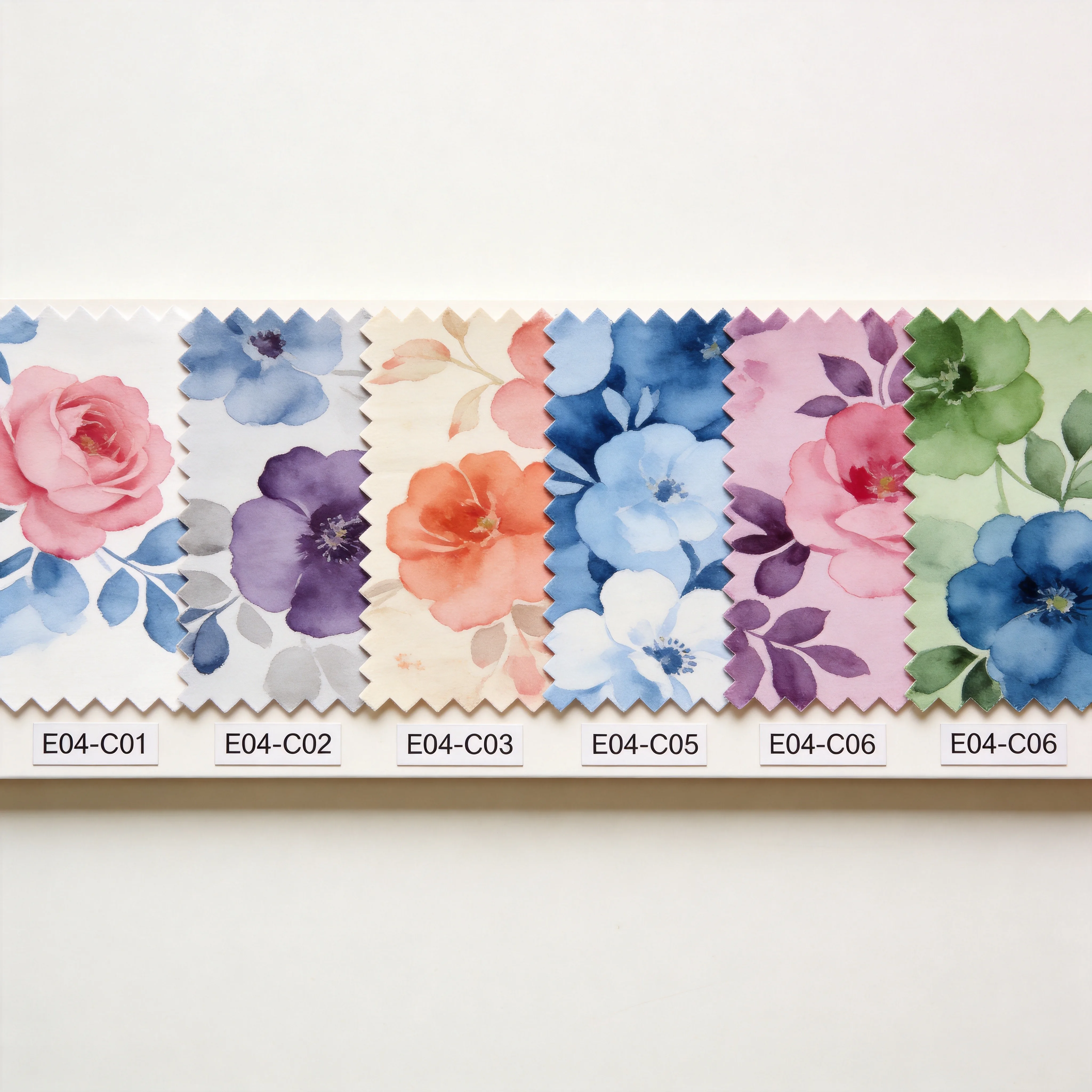 E04 Watercolor Wash 6 colorways