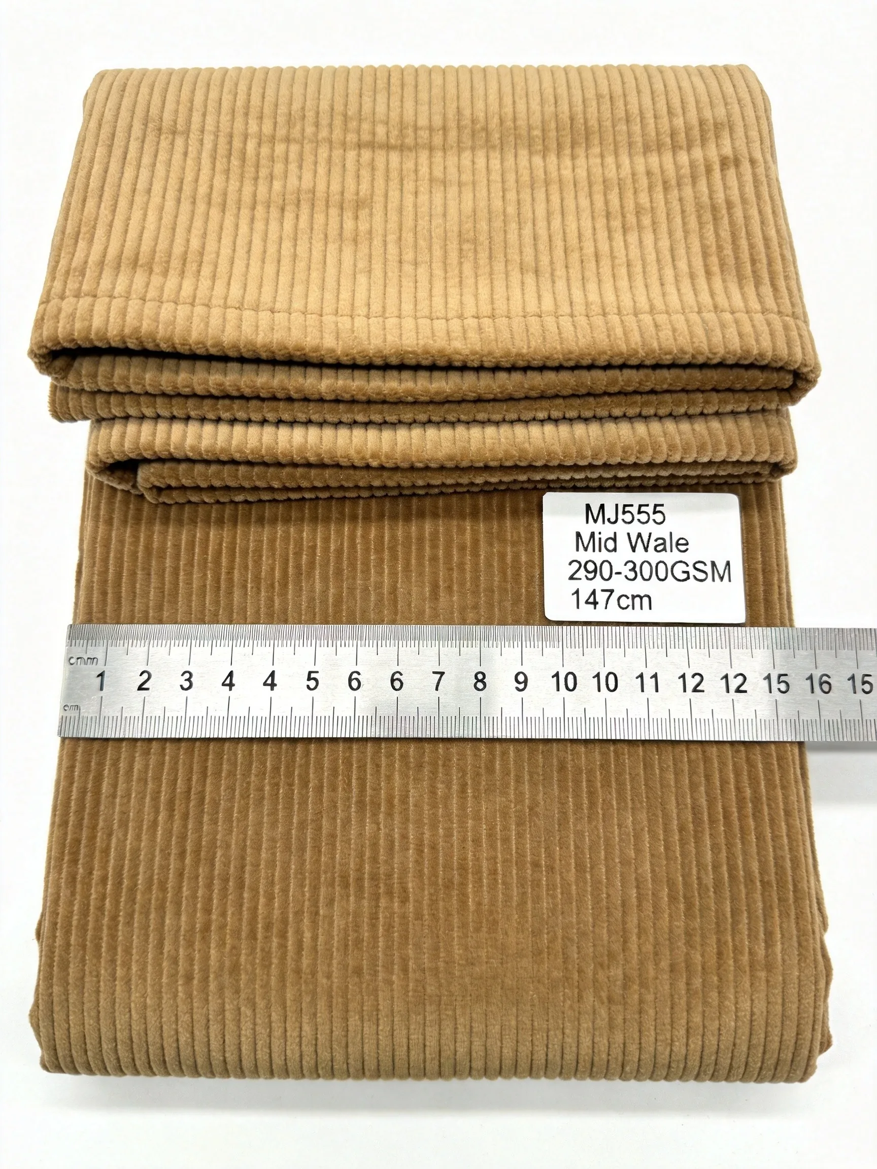 MJ555 corduroy specification card
