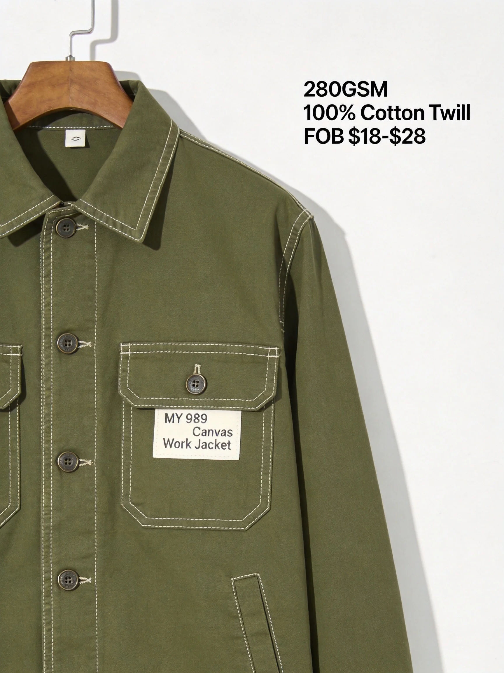 MY 989 Canvas Work Jacket
