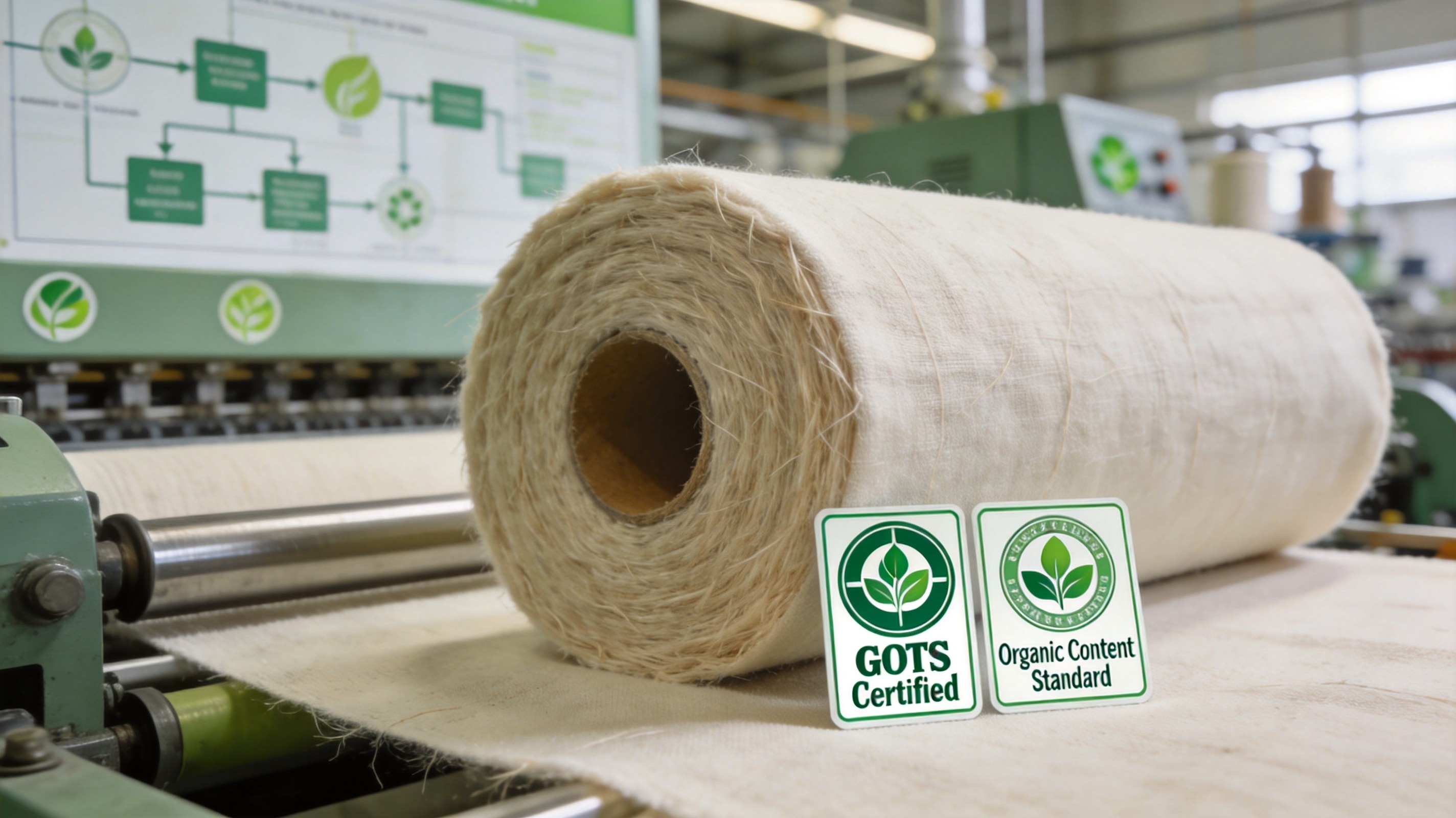 Producción textil ecológica y sostenible con algodón orgánico