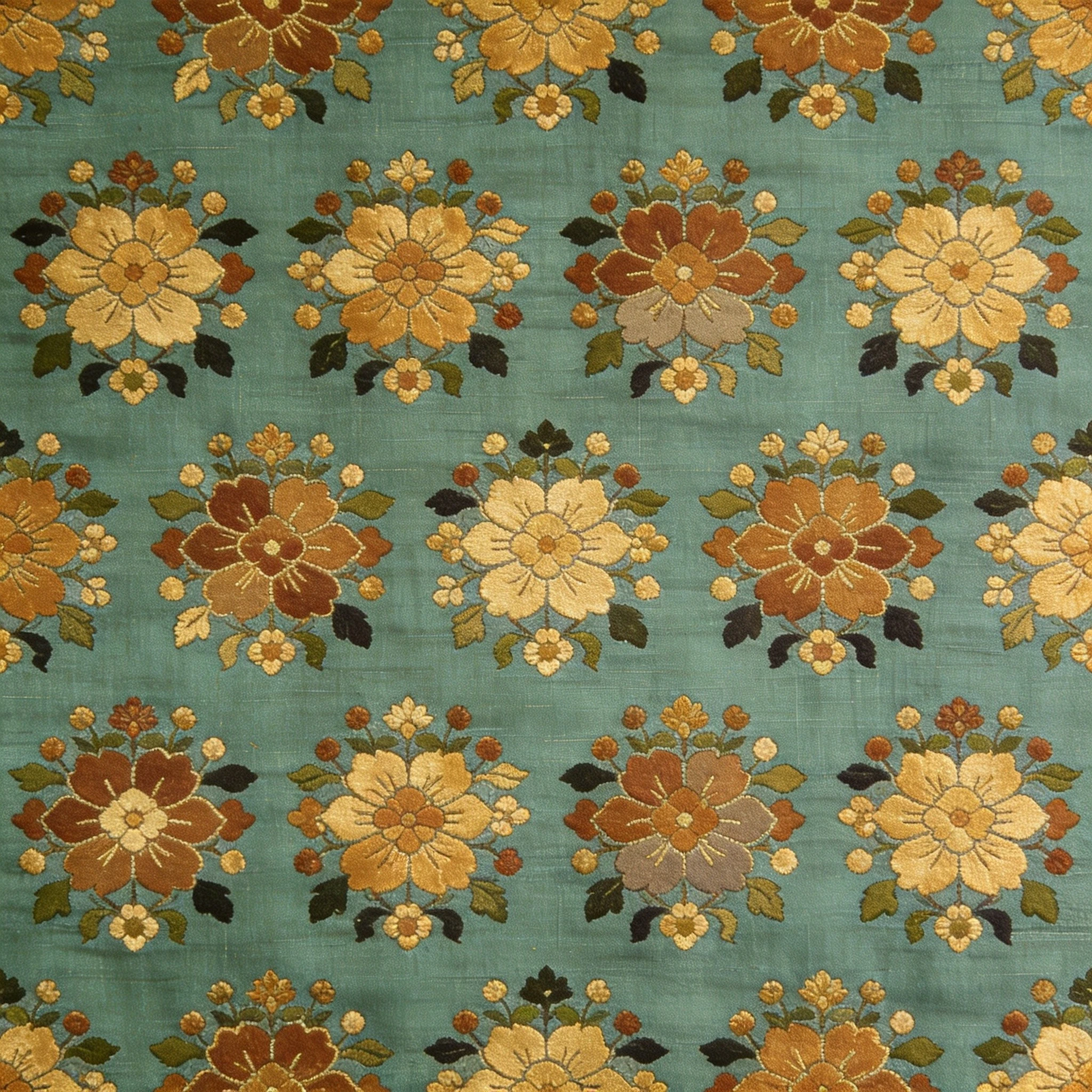 E14 Shah Abbasi Floral fabric