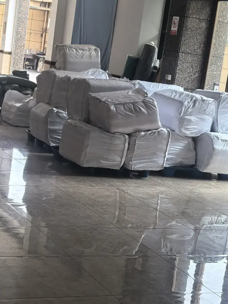 Packed bundles ready for shipment