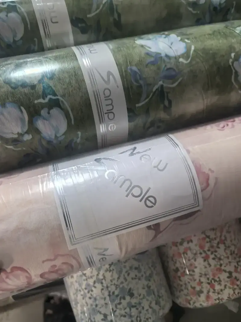 New floral print samples