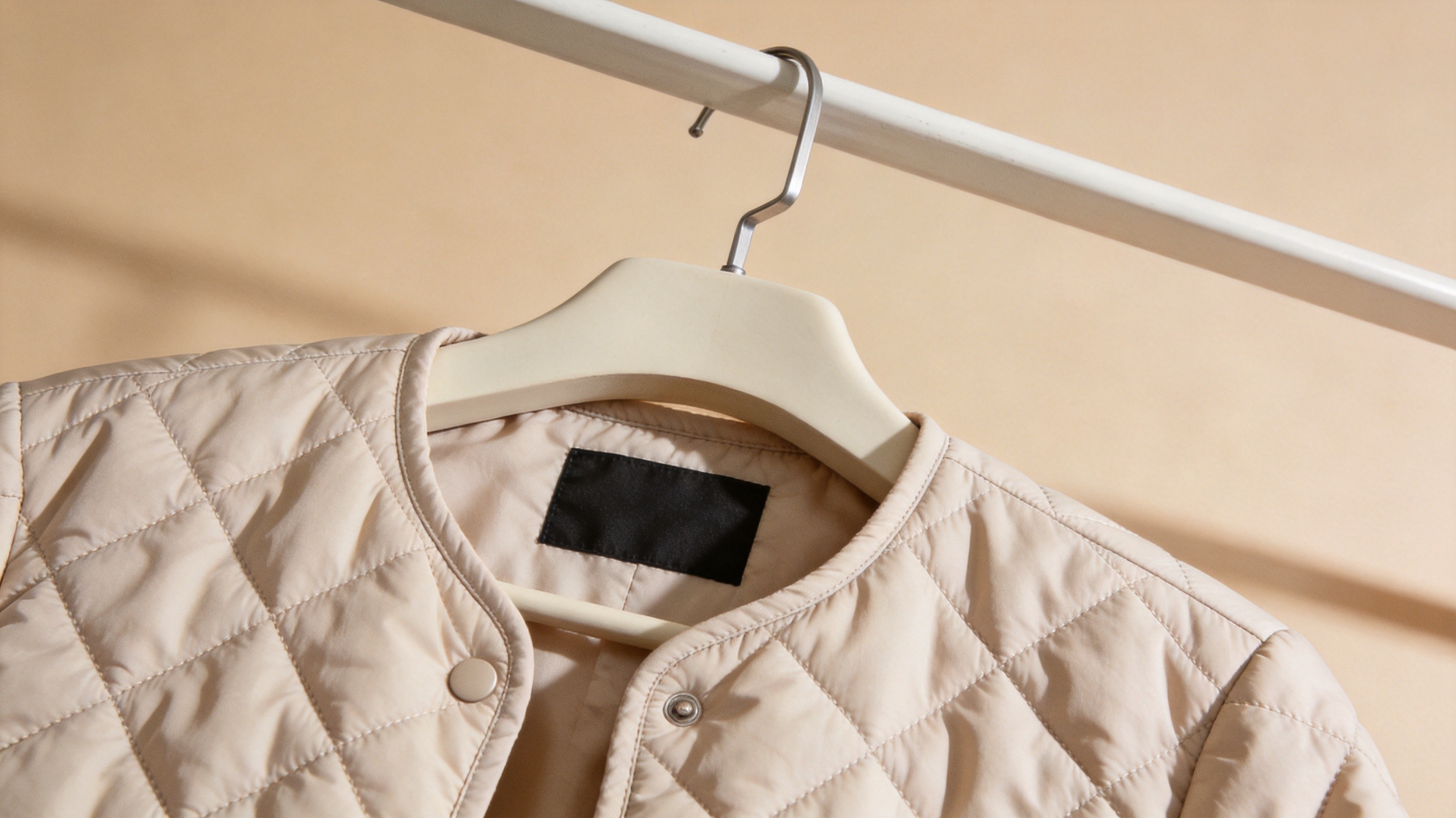 Chaqueta de algodón acolchado fabricada con tela de patrón de rombos de Mujia Textile
