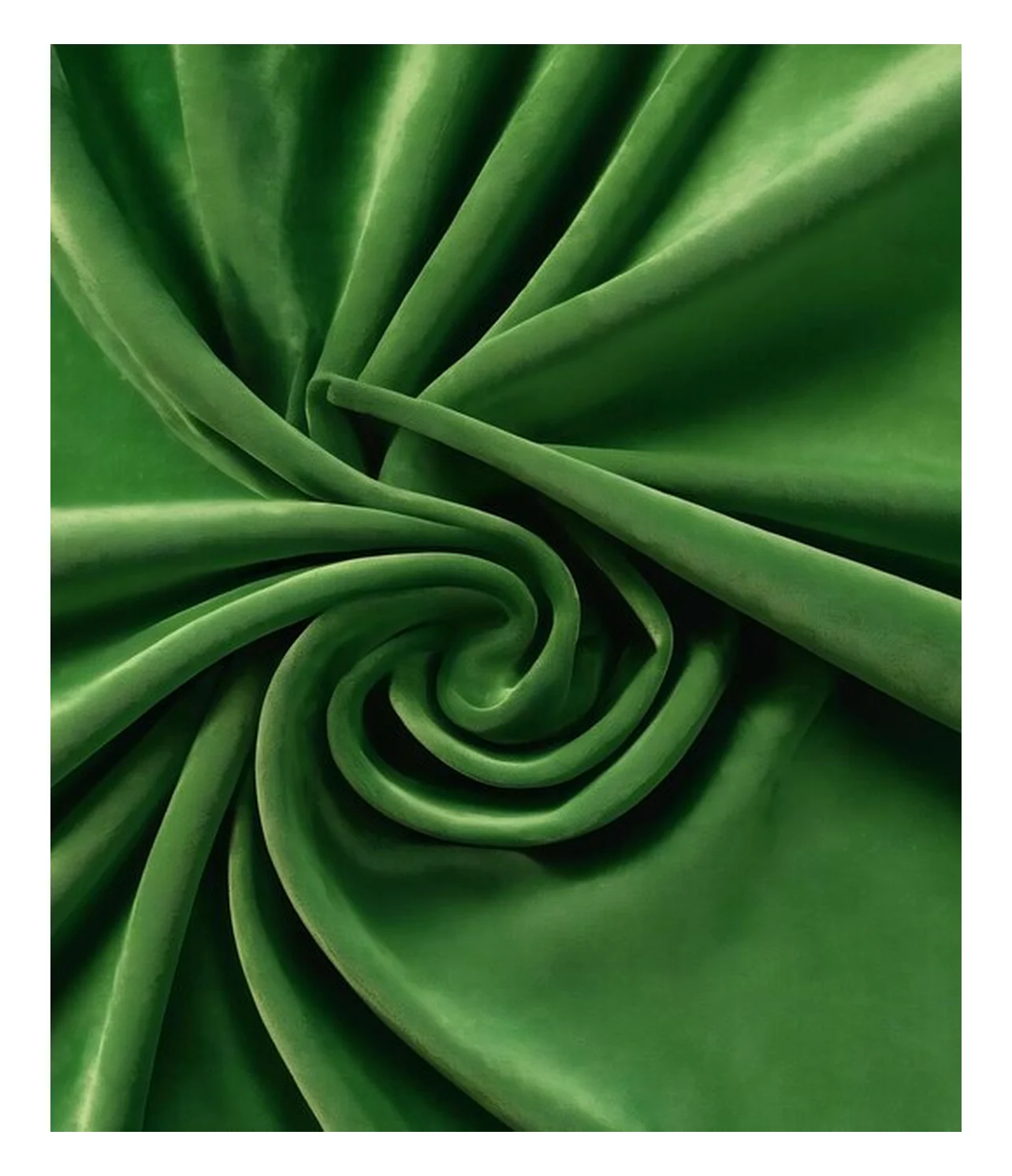 emerald solid dyed viscose velvet fabric